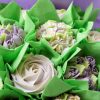 Floral cupcake bouquet