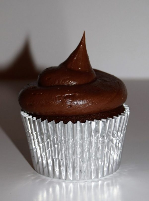 Chocolate cupcake with chocolate ganache